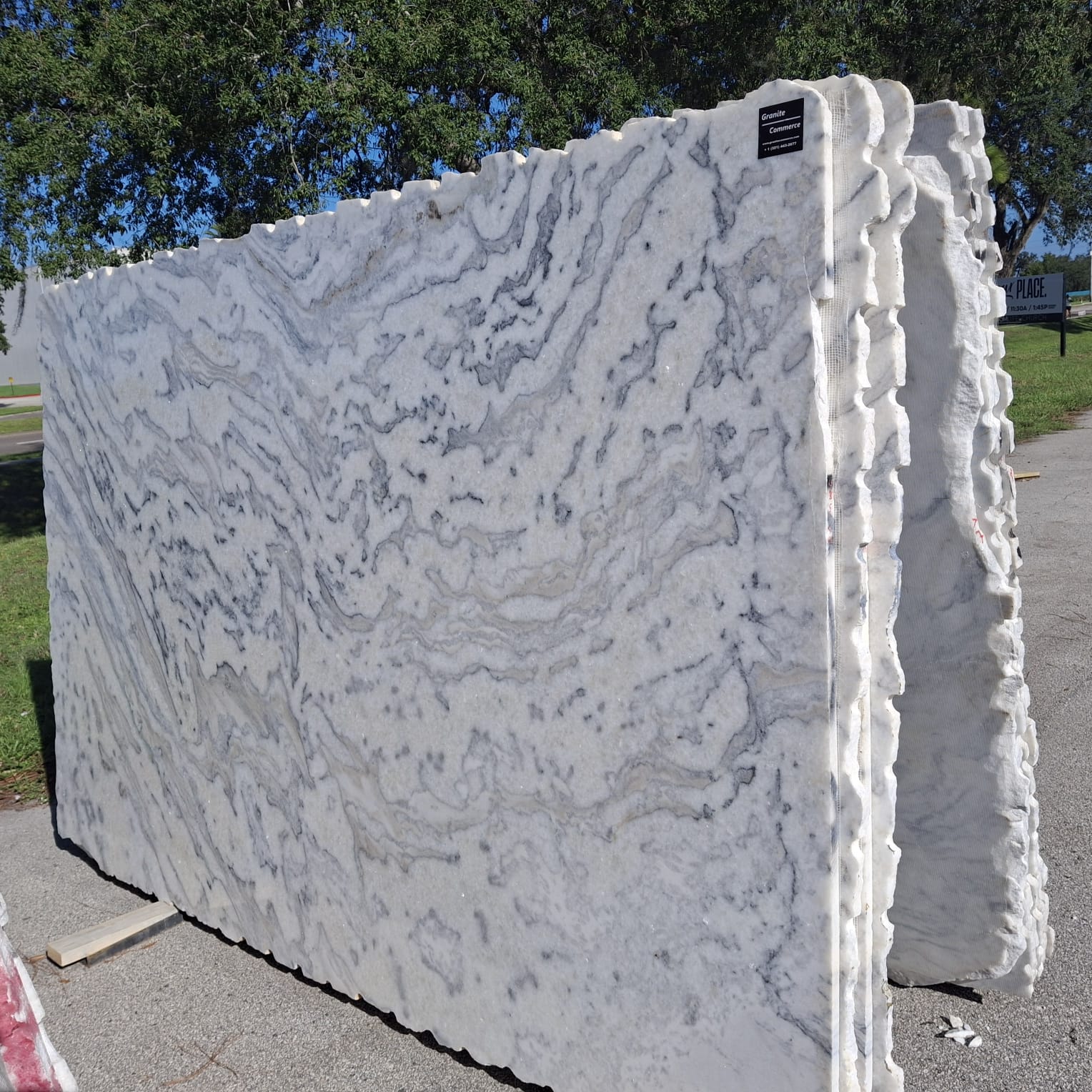 Translucent Storm slab sample